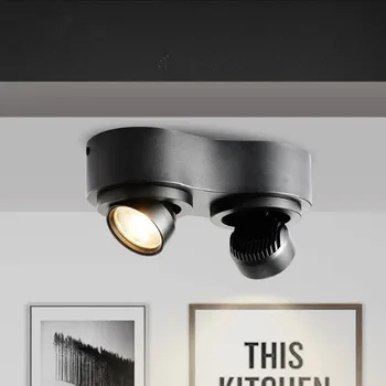 1pcs Super Bright Surface mounted LED Dimmable Downlight COB 12W 2X12W LED Spot light LED decoration Ceiling Lamp AC85-265v
1pcs Super Bright Surface mounted LED Dimmable Downlight COB 12W 2X12W LED Spot light LED decoration Ceiling Lamp AC85-265v