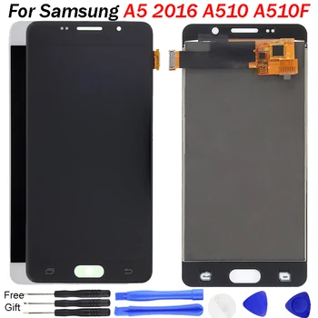 for Samsung A5 2016 Display A510 A510F A510M SM-A510F LCD Display Touch Screen Digitizer For Samsung Adjust brightness A510 lcd
for Samsung A5 2016 Display A510 A510F A510M SM-A510F LCD Display Touch Screen Digitizer For Samsung Adjust brightness A510 lcd