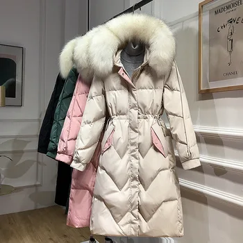 Special Sale Winter Women Down Jacket White Duck Hot Style Fashion Mid-length Korean Style Slim Slimming Over-the-knee Jacket
Special Sale Winter Women Down Jacket White Duck Hot Style Fashion Mid-length Korean Style Slim Slimming Over-the-knee Jacket