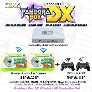 Pandora Box DX 3000 in 1 4 Players Wirelss Controller Set Wireless Console and gamepads can Save game 3D tekken Mortal Kombat
Pandora Box DX 3000 in 1 4 Players Wirelss Controller Set Wireless Console and gamepads can Save game 3D tekken Mortal Kombat