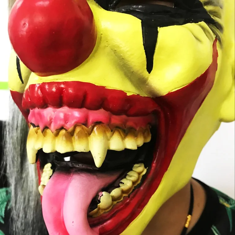 Horror Green Surface Clown Mask Halloween Christmas Latex Mask Funny Horror Clown Mask
Horror Green Surface Clown Mask Halloween Christmas Latex Mask Funny Horror Clown Mask