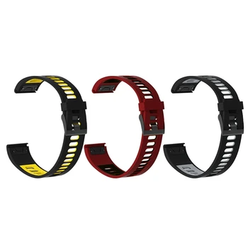 22mm Watchband for Garmin Fenix5/5Plus Forerunner935 Fenix 6 Watch Quick Release Silicone Easy Fit Wrist Band Strap
22mm Watchband for Garmin Fenix5/5Plus Forerunner935 Fenix 6 Watch Quick Release Silicone Easy Fit Wrist Band Strap