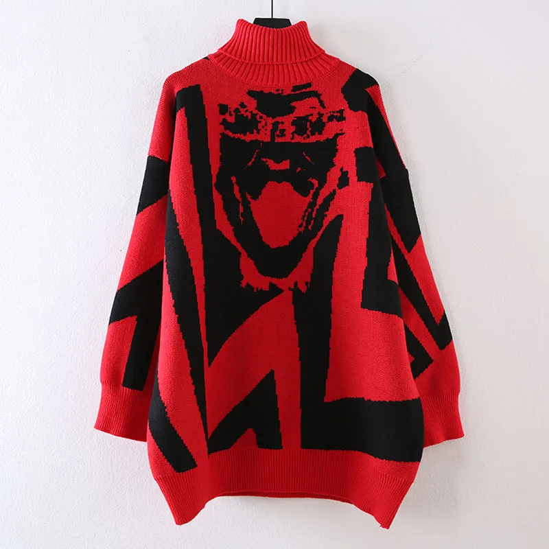 Mid-length Cool High Collar Sweater Dress Women's Loose-Fit Korean-style INS Super Fire Sweater Underwear Outer Wear Winter New
Mid-length Cool High Collar Sweater Dress Women's Loose-Fit Korean-style INS Super Fire Sweater Underwear Outer Wear Winter New