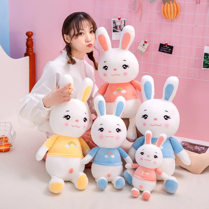 35/50/65cm Cute rabbit plush toys ranbow rabbit Bunny Stuffed &Plush Animal Baby Toys doll accompany sleep toy gifts For kids
35/50/65cm Cute rabbit plush toys ranbow rabbit Bunny Stuffed &Plush Animal Baby Toys doll accompany sleep toy gifts For kids