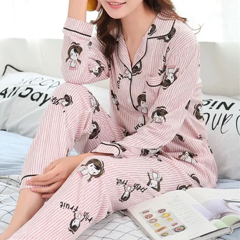 2020 Spring New Fashion Premium Pajama Sets For Women Long Sleeve 2 Pcs Premium Pyjamas Comfort Loose Pijama Night Sleepwear
2020 Spring New Fashion Premium Pajama Sets For Women Long Sleeve 2 Pcs Premium Pyjamas Comfort Loose Pijama Night Sleepwear