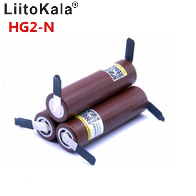 3 шт./лот Liitokala Новый HG2 18650 3000 мАч аккумулятор 18650HG2 6 в разряд 30A отдельные батареи +
