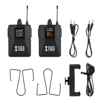 UHF Microphone UHF Lapel Mic Wireless Lavalier Microphone for Phone Live Program Recording Interview
UHF Microphone UHF Lapel Mic Wireless Lavalier Microphone for Phone Live Program Recording Interview