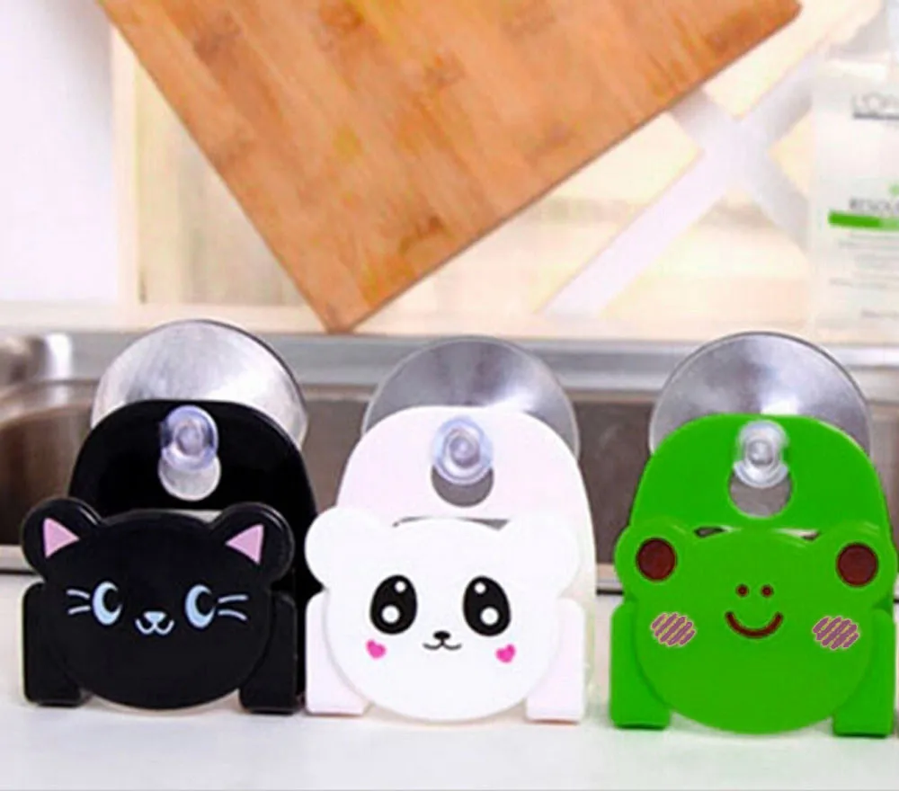 Lovely Good Quality Cartoon Dish Cloth Sponge Holder With Suction Cup Home Decor Dinning Room Kitchen Accessories Organizer H05
Lovely Good Quality Cartoon Dish Cloth Sponge Holder With Suction Cup Home Decor Dinning Room Kitchen Accessories Organizer H05