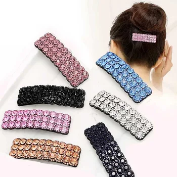 1PC 7 Colors Fashion Crystal Rhinestone Hair Clip Bling Fashion Girls Hair Pin Metal Barrette Hair Styling Accessory New Sale
1PC 7 Colors Fashion Crystal Rhinestone Hair Clip Bling Fashion Girls Hair Pin Metal Barrette Hair Styling Accessory New Sale