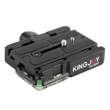 KINGJOY Aluminum Quick Release Plate Universal QR Plate Adapter for DSLR Camera Camcorder Tripods with 1/4 inch 3/8 inch Screws
KINGJOY Aluminum Quick Release Plate Universal QR Plate Adapter for DSLR Camera Camcorder Tripods with 1/4 inch 3/8 inch Screws