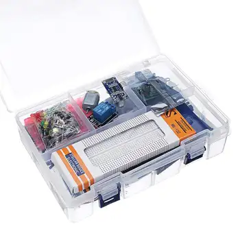 Starter Kits For Uno R3 Breadboard And Holder Step Motor / Servo /1602 LCD / Jumper Wire
Starter Kits For Uno R3 Breadboard And Holder Step Motor / Servo /1602 LCD / Jumper Wire
