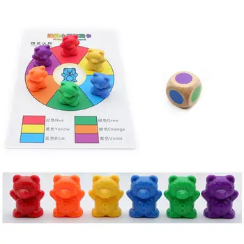 Perfect Counting Bear Set with Sorting Cup Dices Tweezers Educational Puzzle Toy R7RB
Perfect Counting Bear Set with Sorting Cup Dices Tweezers Educational Puzzle Toy R7RB