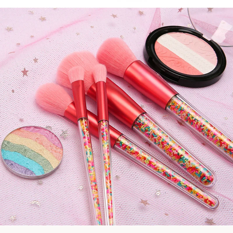 Makeup Brushes Set Colorful Lovely Foundation Blending BrushNew 5pcs Lollipop Candy Unicorn Crystal Makeup Tool maquillaje
Makeup Brushes Set Colorful Lovely Foundation Blending BrushNew 5pcs Lollipop Candy Unicorn Crystal Makeup Tool maquillaje