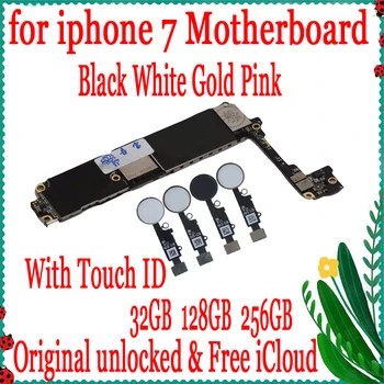 Factory Unlock Original Motherboard For iPhone 7 With/Without Touch ID Mainboard IOS Installed Logic Board 32GB/128GB/256GB
Factory Unlock Original Motherboard For iPhone 7 With/Without Touch ID Mainboard IOS Installed Logic Board 32GB/128GB/256GB