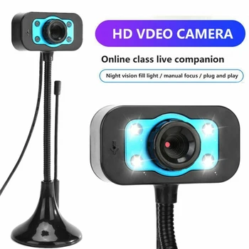 USB Computer Web Camera Autofocus Focus HD Webcam Camera with Microphone for Laptop PC Desktop Web Cam for Video Call Webcast
USB Computer Web Camera Autofocus Focus HD Webcam Camera with Microphone for Laptop PC Desktop Web Cam for Video Call Webcast