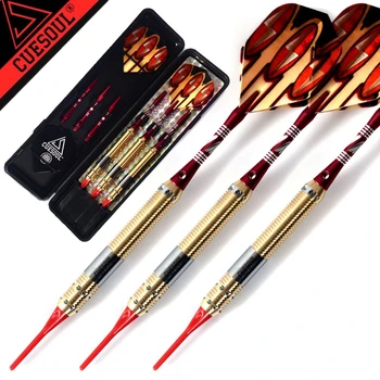 CUESOUL Dragon Series Professional Darts Set 15cm 18g 3PCS/set Soft Tip Dart with Electronic Dardos Points and Red Dardo Flights
CUESOUL Dragon Series Professional Darts Set 15cm 18g 3PCS/set Soft Tip Dart with Electronic Dardos Points and Red Dardo Flights