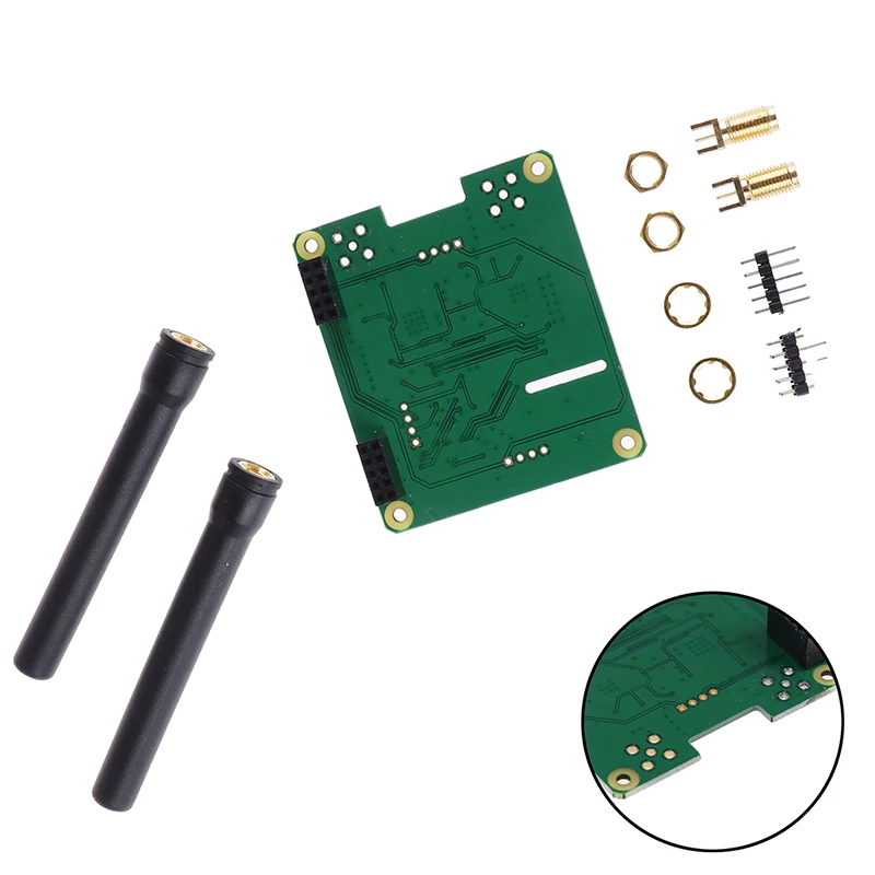 MMDVM_HS_Dual_Hat Duplex MMDVM Hotspot P25 DMR YSF NXDN Pi Revision 1.3 + OLED