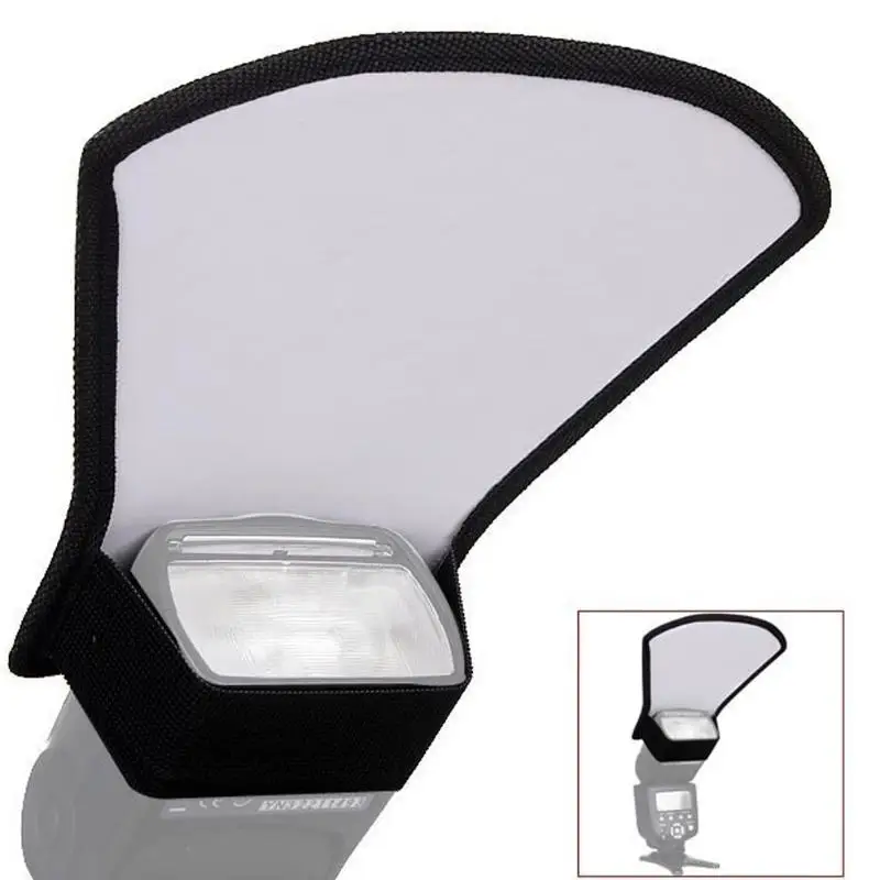 Universal worldwide Camera Flash Diffuser Softbox Silver&White Reflector for Canon SLR camera Photography Studio Accessory
Universal worldwide Camera Flash Diffuser Softbox Silver&White Reflector for Canon SLR camera Photography Studio Accessory