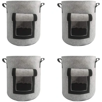 10 Gallon Potato Grow Bags, Garden Planting Vegetables Planter Bags, Non-Woven Pot Gg Bags with Handle and Window
10 Gallon Potato Grow Bags, Garden Planting Vegetables Planter Bags, Non-Woven Pot Gg Bags with Handle and Window