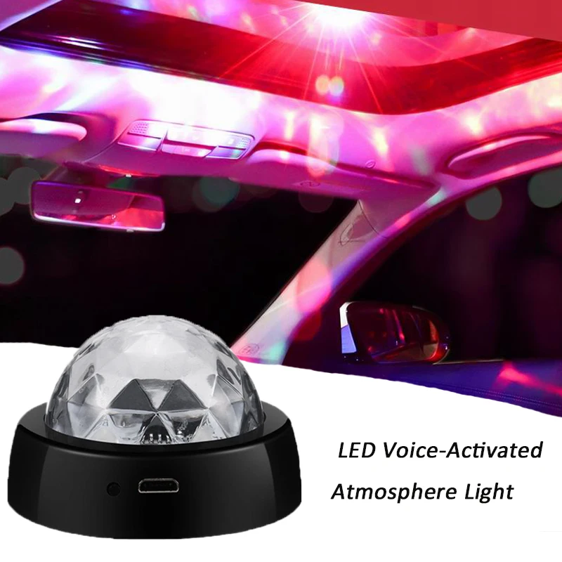 LED Voice-Activated Music Atmosphere Light LED RGB Auto Atmosphere Light Car Styling Decorative Lamp For Car Home Accessories
LED Voice-Activated Music Atmosphere Light LED RGB Auto Atmosphere Light Car Styling Decorative Lamp For Car Home Accessories