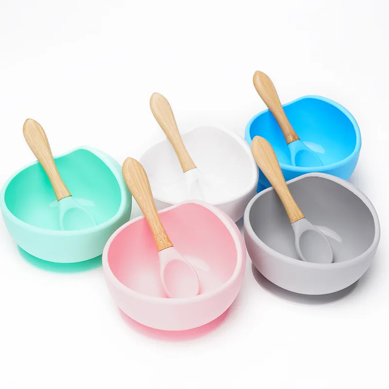 Silicone Baby Feeding Set Waterproof Spoon Non-Slip Feedings Silicone Safety Bowl Set With Spoon Tableware Baby Products
Silicone Baby Feeding Set Waterproof Spoon Non-Slip Feedings Silicone Safety Bowl Set With Spoon Tableware Baby Products