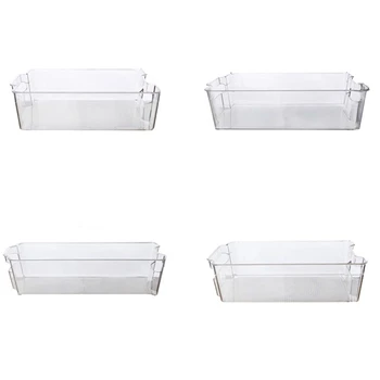 Refrigerator Organizer Stackable Bins, Set of 4, Assorted Organizer Bins for Freezer & Fridge Set-Clear
Refrigerator Organizer Stackable Bins, Set of 4, Assorted Organizer Bins for Freezer & Fridge Set-Clear