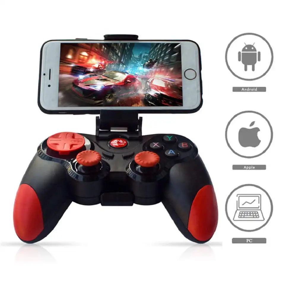 Wecute S5 Wireless Joystick Game Controller Bluetooth 4.0 joystick Wireless Android Gamepad For Android/IOS/PS3/PC BOX bracket
Wecute S5 Wireless Joystick Game Controller Bluetooth 4.0 joystick Wireless Android Gamepad For Android/IOS/PS3/PC BOX bracket