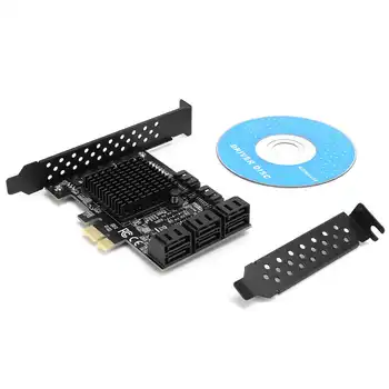 New Arrive Add On Cards PCI-E to SATA3.0 Controller Expansion Board 8-Port SATA3.0 Interface Expansion Card Memory Card
New Arrive Add On Cards PCI-E to SATA3.0 Controller Expansion Board 8-Port SATA3.0 Interface Expansion Card Memory Card