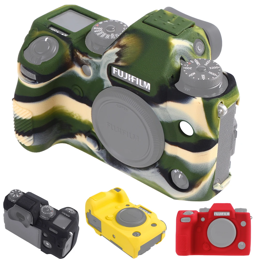 Soft Silicone Rubber Case Skin For FUJIFILM Fuji X-H1 XH1 Digital Camera Litchi Texture Surface Protective Body Cover Protector
Soft Silicone Rubber Case Skin For FUJIFILM Fuji X-H1 XH1 Digital Camera Litchi Texture Surface Protective Body Cover Protector
