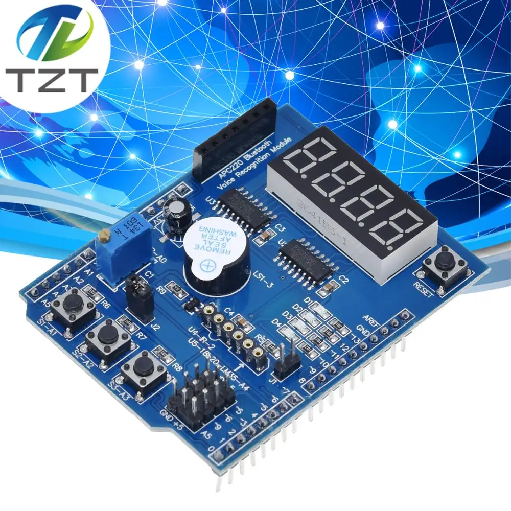 TZT Multifunctional expansion board kit based learning UNO R3 LENARDO mega 2560 Shield Multi-functional for Arduino
TZT Multifunctional expansion board kit based learning UNO R3 LENARDO mega 2560 Shield Multi-functional for Arduino