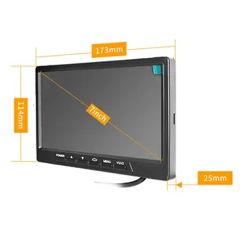 HiMISS 7 Inch Car Monitor 800*480 TFT Color LCD Screen Car Parking System Monitor For Car Reverse
HiMISS 7 Inch Car Monitor 800*480 TFT Color LCD Screen Car Parking System Monitor For Car Reverse