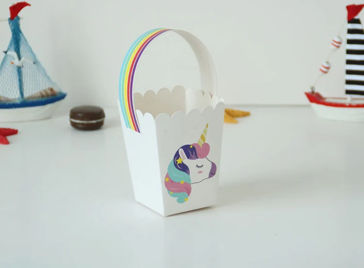 candy box paper gift bag cute candy bag for wedding unicorn