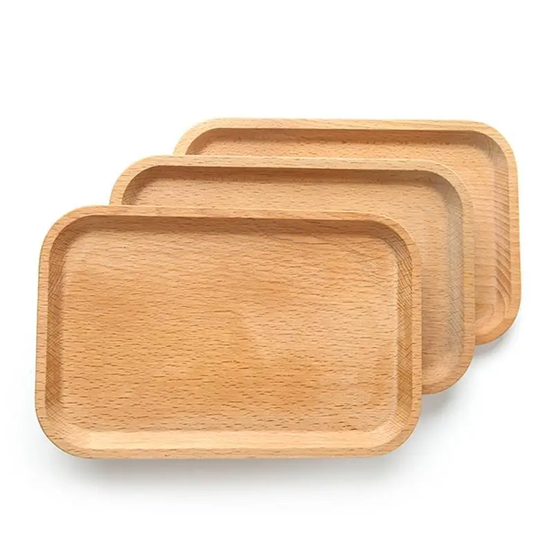 Solid Beech Wood Rectangular Dinner Plate Western Food Rectangular Round Corners Snack Dessert Serving Tray
Solid Beech Wood Rectangular Dinner Plate Western Food Rectangular Round Corners Snack Dessert Serving Tray