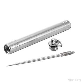 Outdoor EDC Titanium Toothpick Tooth Pick Holder Fruit Fork Emergency Tool Ju03 20 Dropship
Outdoor EDC Titanium Toothpick Tooth Pick Holder Fruit Fork Emergency Tool Ju03 20 Dropship
