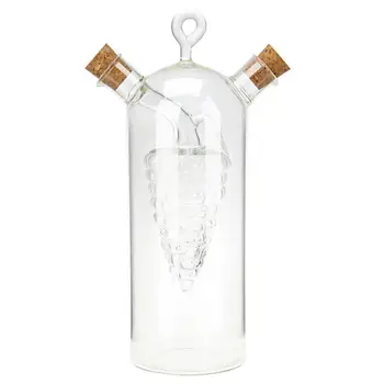 2-in-1 High Borosilicate Glass Caster Two Mouth Oil Vinegar Bottles Soy Sauce Bottle Oil Vinegar Cruet
2-in-1 High Borosilicate Glass Caster Two Mouth Oil Vinegar Bottles Soy Sauce Bottle Oil Vinegar Cruet