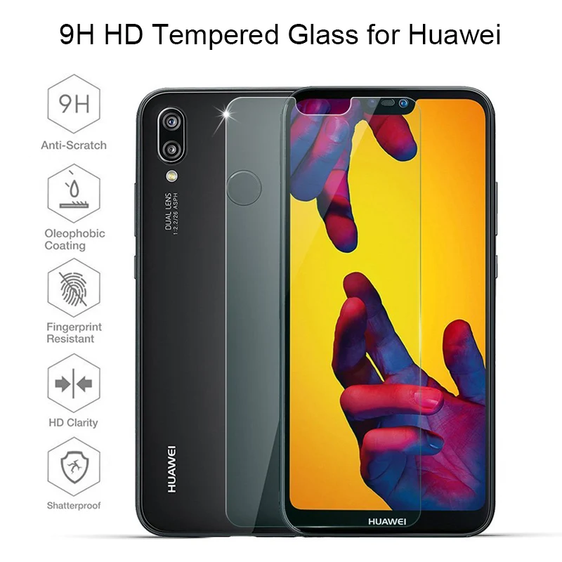 Закаленное стекло 9H HD для Huawei P Smart Plus Защита экрана Nova 3E 2i 2S Lite Защитное 3i 3 2 |