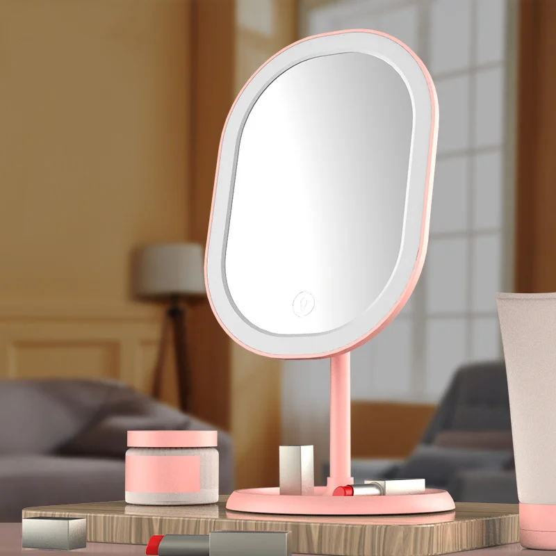 Smart Three-Tone Light Led Makeup Mirror With Lamp Desktop Supplementary Light Makeup Gift Small Mirror
Smart Three-Tone Light Led Makeup Mirror With Lamp Desktop Supplementary Light Makeup Gift Small Mirror
