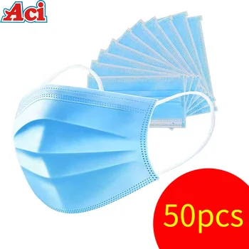50pcs Fast ship 3-layer Disposable Face Mask Non-woven Anti-Dust Filter Earloop Protect Dustproof Mouth Breathable Masks mascari
50pcs Fast ship 3-layer Disposable Face Mask Non-woven Anti-Dust Filter Earloop Protect Dustproof Mouth Breathable Masks mascari