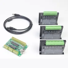 GRBL 3 axis engraving machine control board laser USB interface motion controller For CNC Laser Engraving + 3PCS drives
GRBL 3 axis engraving machine control board laser USB interface motion controller For CNC Laser Engraving + 3PCS drives