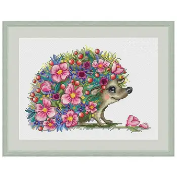 Flowers hedgehog animals patterns Counted Cross Stitch 11CT 14CT 18CT DIY Cross Stitch Kit Embroidery Needlework Sets home decor 
Flowers hedgehog animals patterns Counted Cross Stitch 11CT 14CT 18CT DIY Cross Stitch Kit Embroidery Needlework Sets home decor