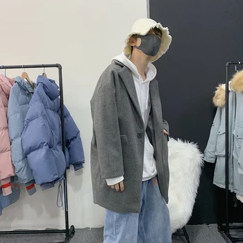 Men's jacket new 2019 autumn/winter style slim solid color thickened hoodie jacket loose casual personality youth men's wear
Men's jacket new 2019 autumn/winter style slim solid color thickened hoodie jacket loose casual personality youth men's wear