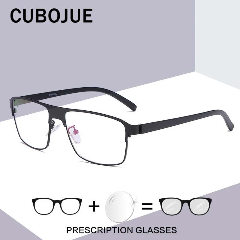 Cubojue 144mm Prescription Men Full Rim Glasses Man Spectacles for Receipt Oversized Progressive Photochromic Anti Blue UV400
Cubojue 144mm Prescription Men Full Rim Glasses Man Spectacles for Receipt Oversized Progressive Photochromic Anti Blue UV400