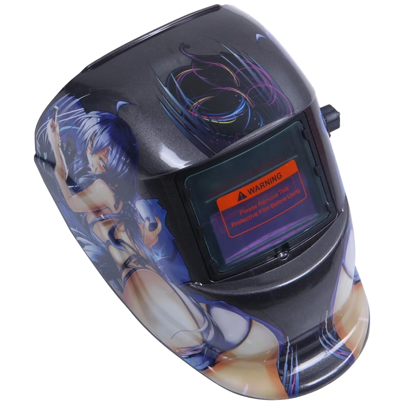 Welding Mask Hood Solar Automatic Welding Helmet (Solar Power for Recharge) Face Protection (Beautiful Girl)
Welding Mask Hood Solar Automatic Welding Helmet (Solar Power for Recharge) Face Protection (Beautiful Girl)