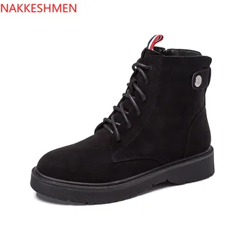 NAKKESHMEN-2020 New Retro Style Student All-match Single Boots Women's Short Boots Autumn and Winter Large Size Women's Boots
NAKKESHMEN-2020 New Retro Style Student All-match Single Boots Women's Short Boots Autumn and Winter Large Size Women's Boots