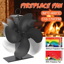 Black Fireplace 4 Blade Heat Powered Stove Fan Log Wood Burner Eco Friendly Quiet Fan Home Efficient Heat Distribution
Black Fireplace 4 Blade Heat Powered Stove Fan Log Wood Burner Eco Friendly Quiet Fan Home Efficient Heat Distribution
