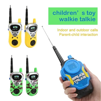 Children's cartoon walkie talkie toy Remote wireless phone Parent-child interaction toy Walkie talkie 2pcs/set Educational toys
Children's cartoon walkie talkie toy Remote wireless phone Parent-child interaction toy Walkie talkie 2pcs/set Educational toys