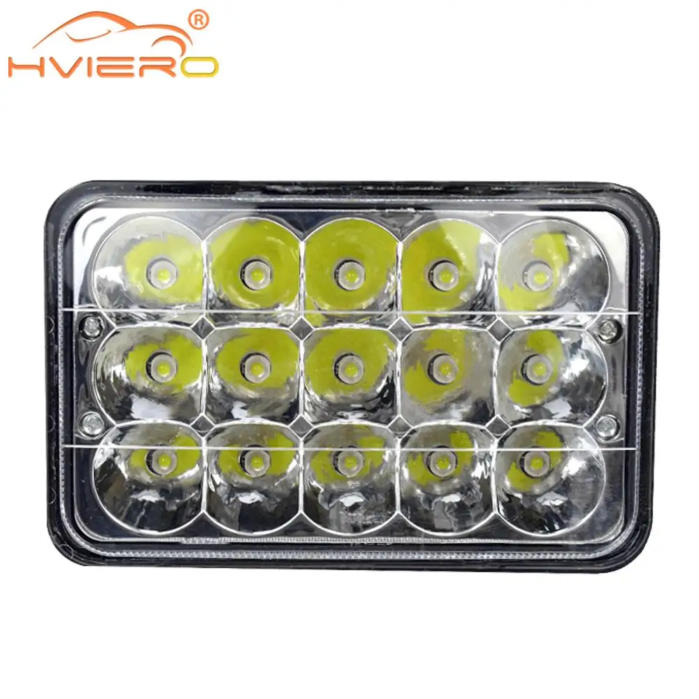45W Car Led Auto Lamp Work Light 7x6 Crystal Square High Low Beam H4 Projector Led Headlights Cherokee Wrangler Front Lights
45W Car Led Auto Lamp Work Light 7x6 Crystal Square High Low Beam H4 Projector Led Headlights Cherokee Wrangler Front Lights