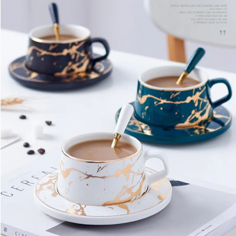 Nordic Style Cup Coffee Mug with Lid Frosted Marble Gold Series Ceramic Tea Cup Coffee Cup Luxury Retro Coffee Bar Mug Milk
Nordic Style Cup Coffee Mug with Lid Frosted Marble Gold Series Ceramic Tea Cup Coffee Cup Luxury Retro Coffee Bar Mug Milk