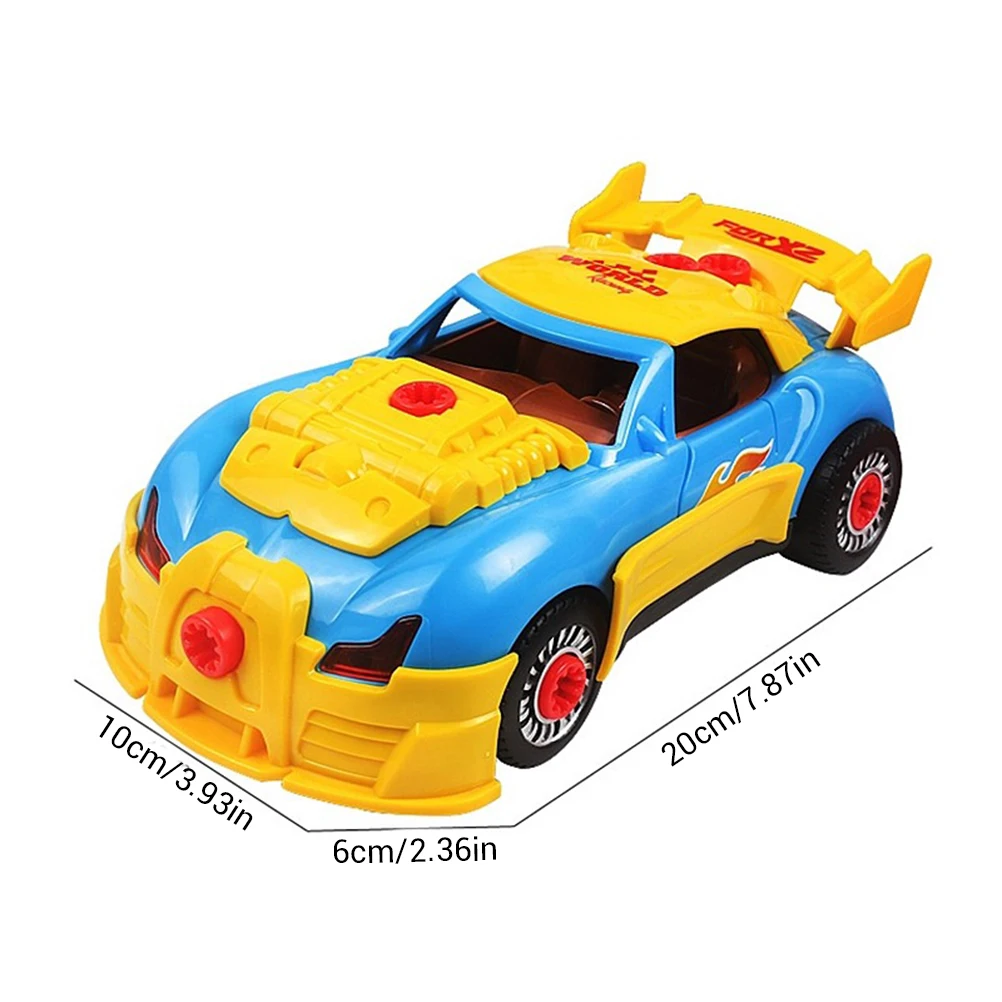 take apart toy racing car kit