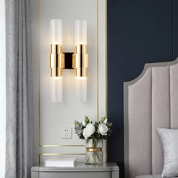 Modern Wall Lamp For Bedroom Dining Wall Light Fixtures Living Room Gold Glass LED G9 Hotel Bathroom Luxury Indoor Lighting
Modern Wall Lamp For Bedroom Dining Wall Light Fixtures Living Room Gold Glass LED G9 Hotel Bathroom Luxury Indoor Lighting